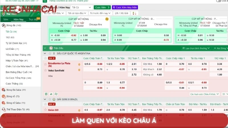 Các loại kèo nhà cái - Tổng hợp và giải thích chi tiết kèo cược phổ biến 2 Làm quen với kèo Châu Á