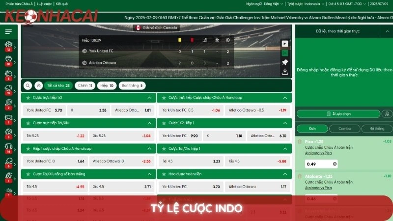 Tỷ lệ cược Indo - Cách đọc và quy đổi kèo Indonesia chuẩn xác 1 Tỷ Lệ Cược Indo
