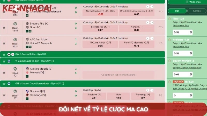 Tỷ lệ cược Ma cao - Giải thích và cách tính kèo Macau chi tiết 2 Đôi nét về tỷ lệ cược Ma Cao