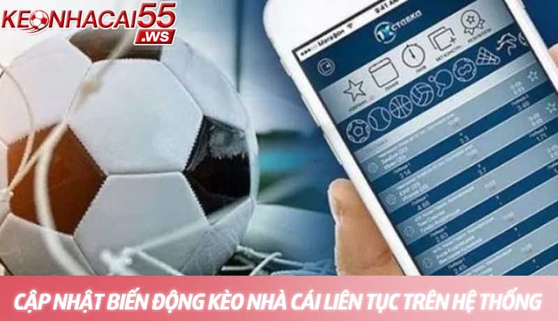 Cập nhật biến động kèo nhà cái liên tục trên hệ thống
