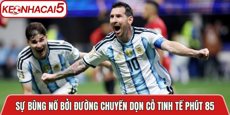 Messi Lần Đầu Đối Mặt Tuyển Anh Ở Đấu Trường Tại World Cup 3 Sự bùng nổ bởi đường chuyền dọn cỗ tinh tế phút 85